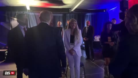 Unseen FOOTAGE of DONALD TRUMP with ERIKA KIRK at Charlie Kirk memorial