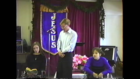 Phillip Missick preaches in November 1997