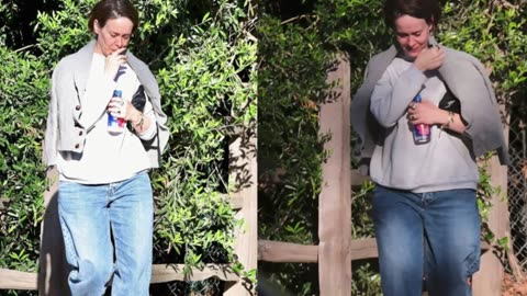 Heartbroken Sarah Paulson cries outside friend Diane Keaton’s home after shock death at 79