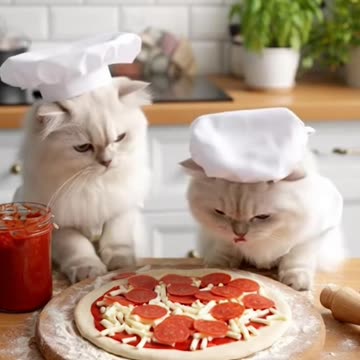 White chef cat EP6