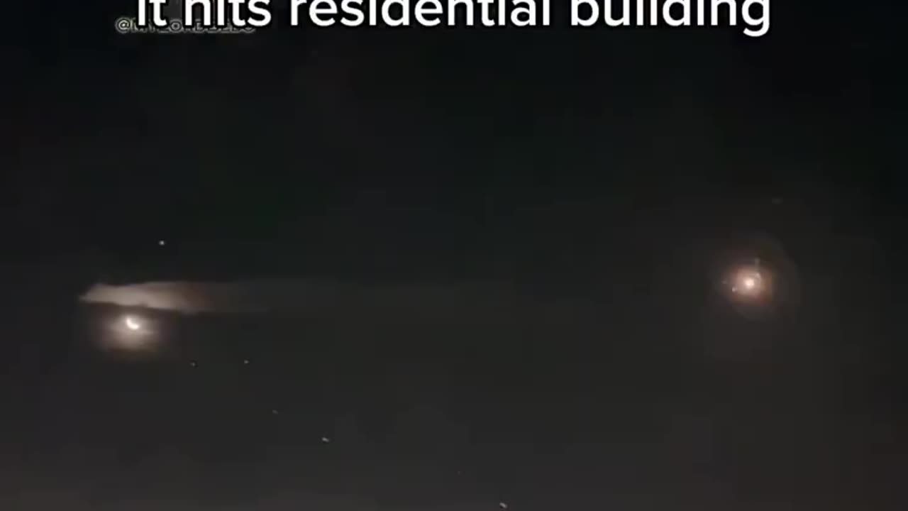 Downed Russian Drone Hit a Residential Building in Kiev