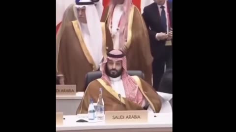 President Trump physically touched Crown Prince Mohammed bin Salman