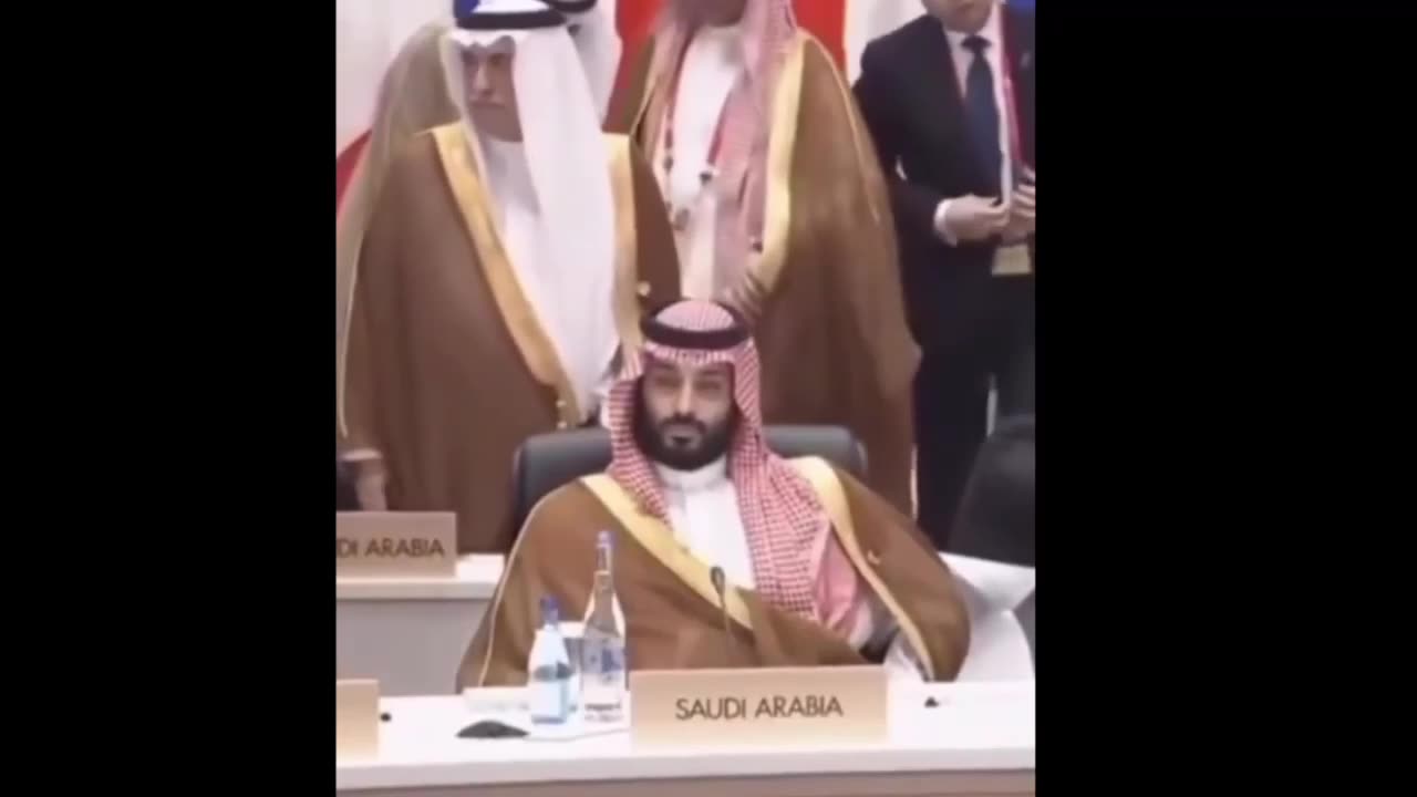 President Trump physically touched Crown Prince Mohammed bin Salman