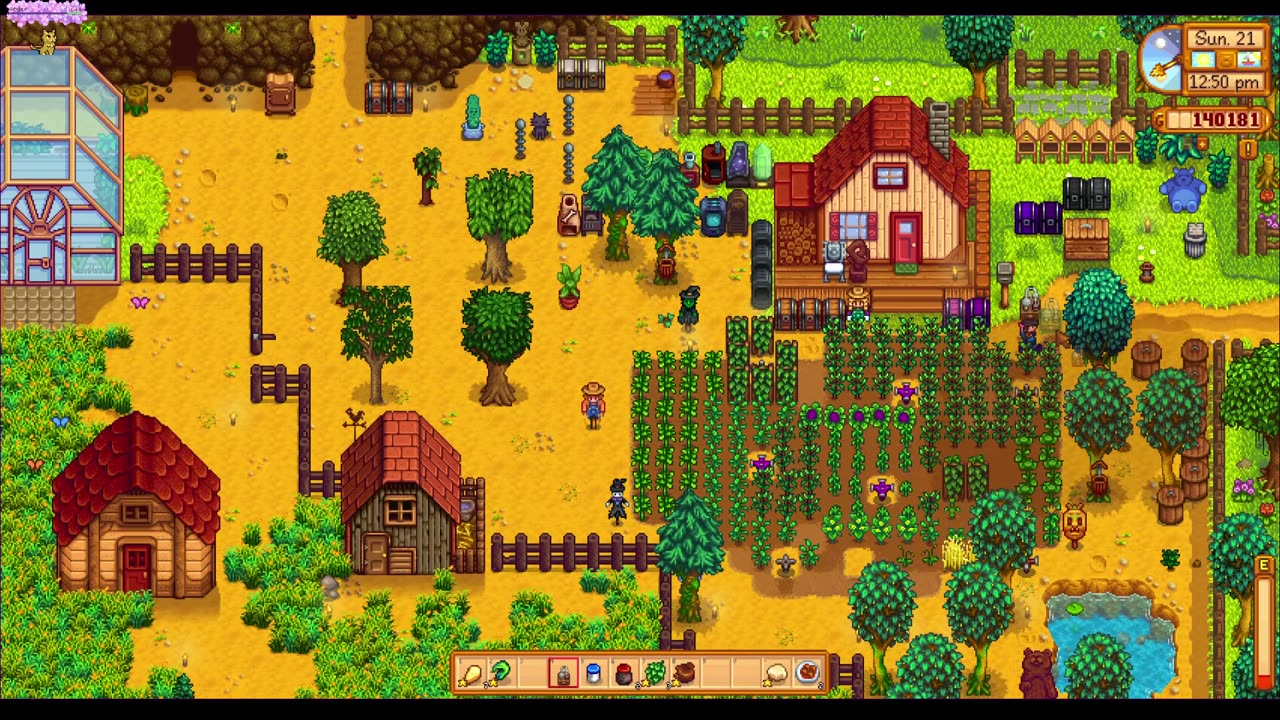 Stardew Valley: Half-way through Summer Year Two, and Honkai Star Rail: I'm not sure yet.
