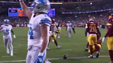 TRUMP TOUCHDOWN DANCE during Detroit Lions Washington Redskins Game