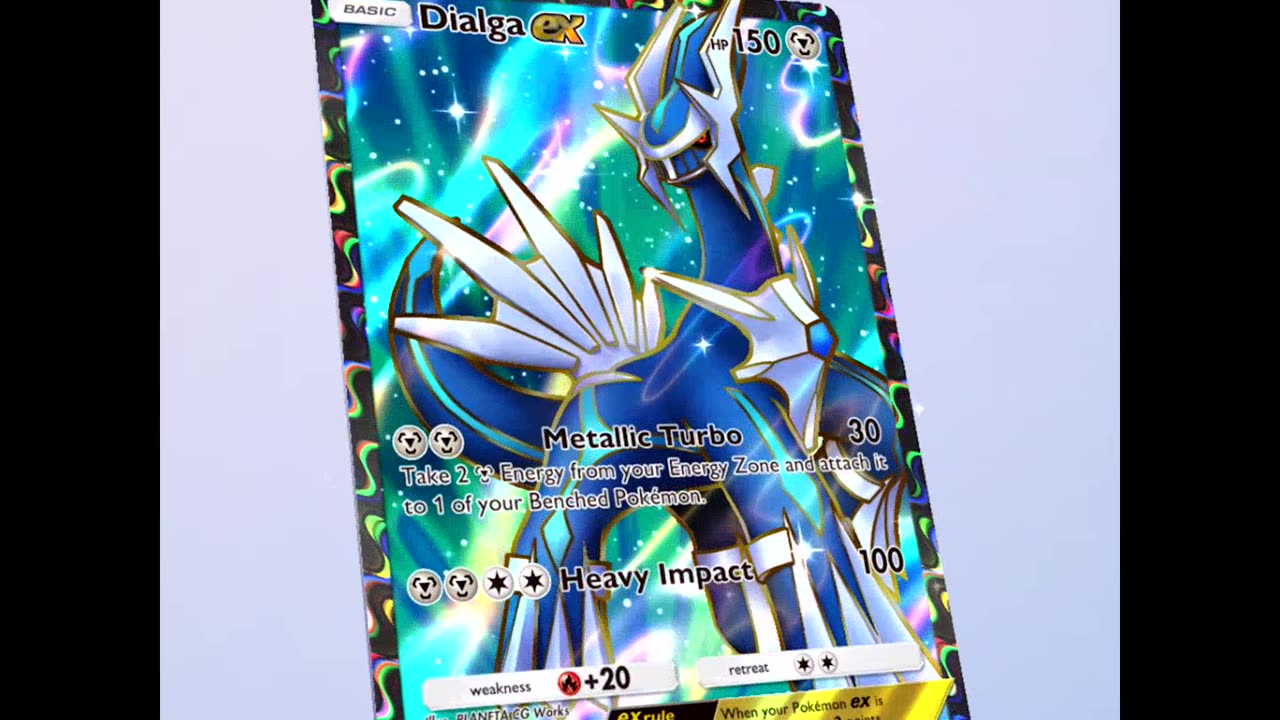 Dialga Ex Preview (Different Art)