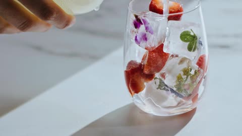 Asmeric video for you. Bottle and glass video