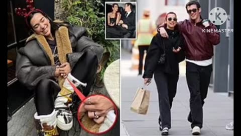 Dua Lipa gets ENGAGED to boyfriend Callum Turner after romantic Christmas proposal Video