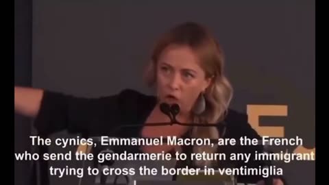 Italy's Prime Minister Giorgia Meloni Trashes Emmanuel Macron