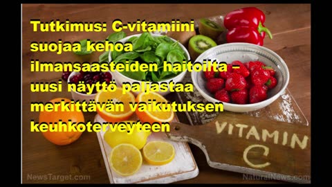 Tutkimus - C-vitamiini suojaa kehoa ilmansaasteiden haitoilta