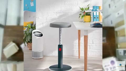 Leitz Ergo Active Sit Stand 2 in 1 Stool, Adjustable Ergonomic Wobble Chair, Str