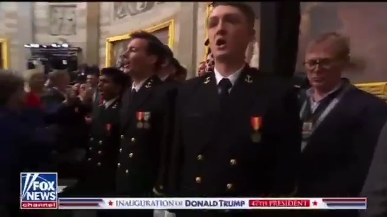 ‘The Battle Hymn of the Republic’ by the Naval Academy Glee Club During Trump’s Inauguration