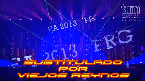 VNV NATION - Nova (Subtítulos español-inglés) LASERSHOW 2013
