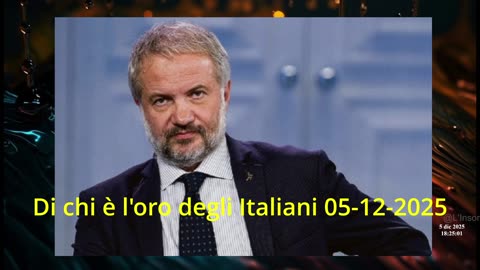 Claudio Borghi Aquilini Intervista radio Di chi è l'oro degli Italiani 05-12-2025