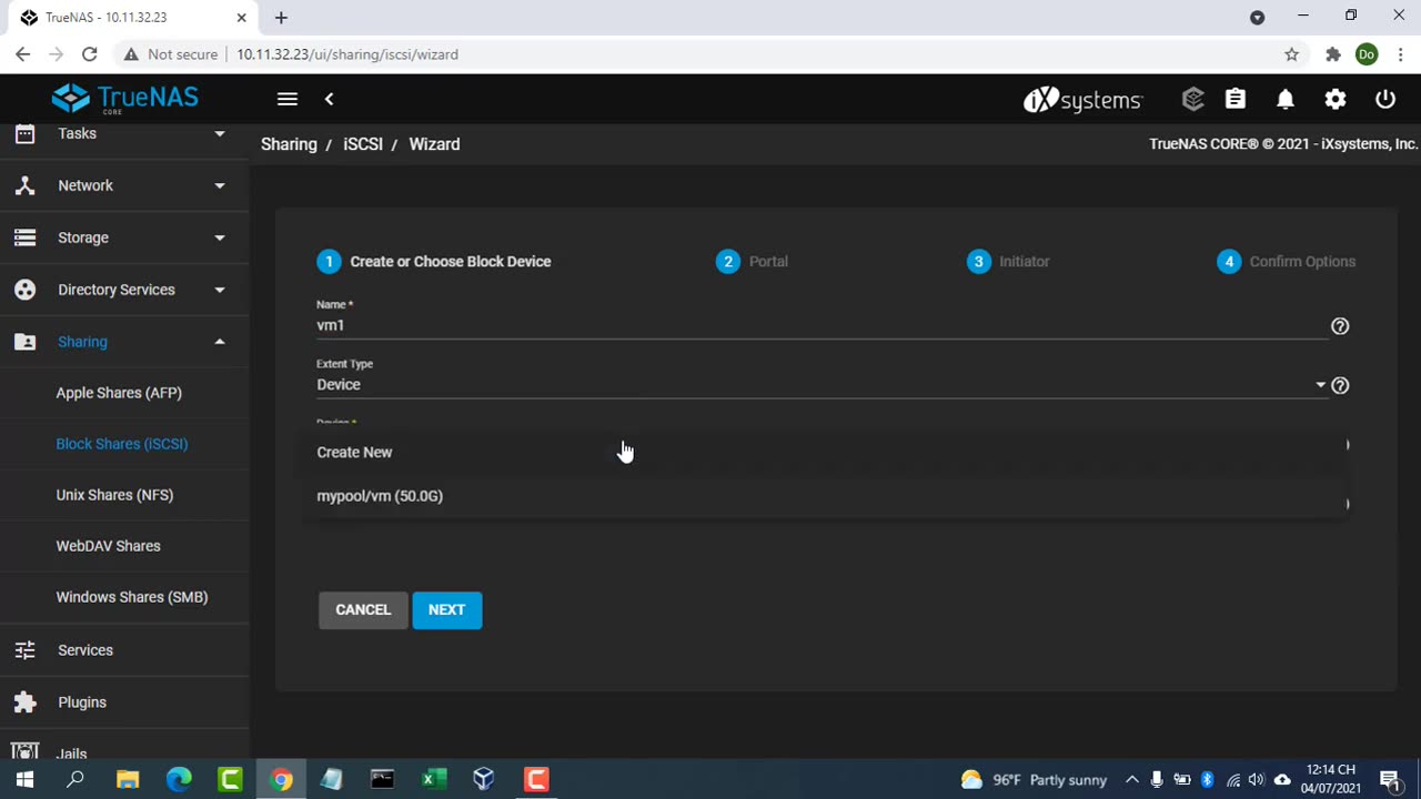 How to create virtual machines on TrueNAS with Proxmox