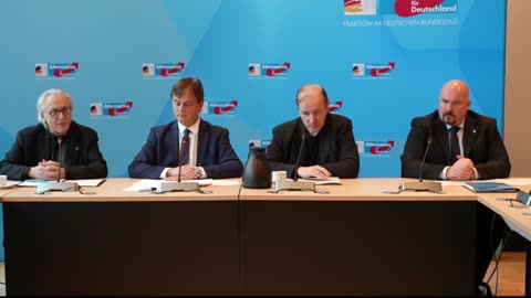 LIVE. Pressekonderenz der AfD-Fraktion im Bundestag