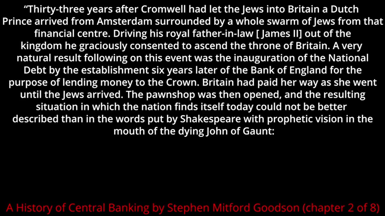 A History of Central Banking and the Enslavement of Mankind - By Stephen Mitford Goodson