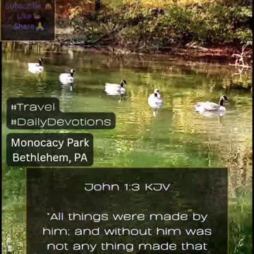 John 1:3 KJV “All things were made by him; and without him was not any thing made that was made.”