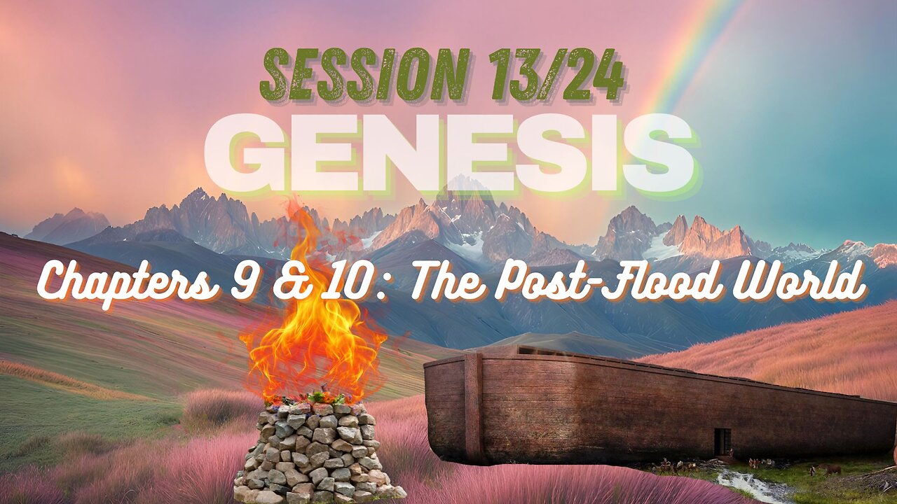 Genesis Chapters 9 & 10 with Chuck Missler (The Post Flood World) Session 13/24