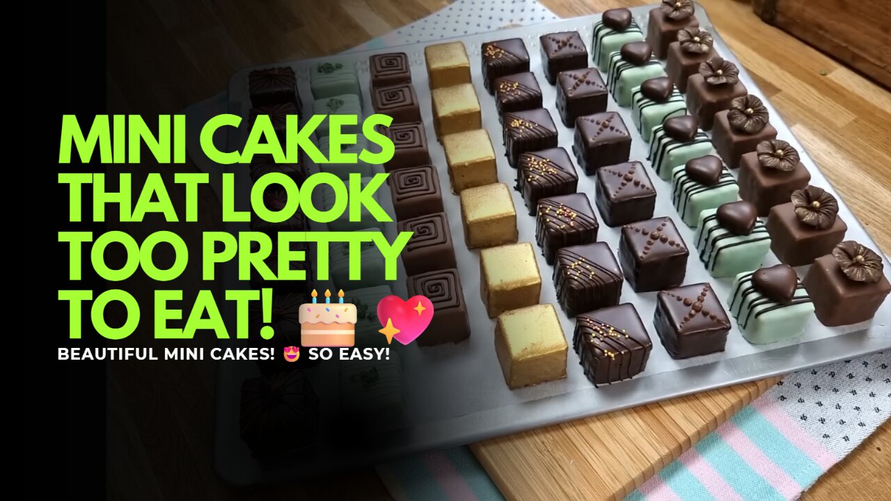 How to Decorate Mini Cakes at Home 🎂 | Simple & Beautiful Mini Cake Ideas for Beginners