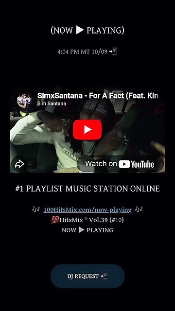 💯HitsMix ® NOW ▶️ PLAYING