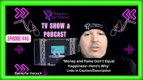 Money and Fame Don't Equal Happiness—Here's Why | Episode 445