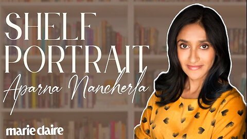 Aparna Nancherla | Shelf Portrait | Marie Claire