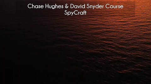 (courseslibrary.com)Chase Hughes & David Snyder Course SpyCraft download