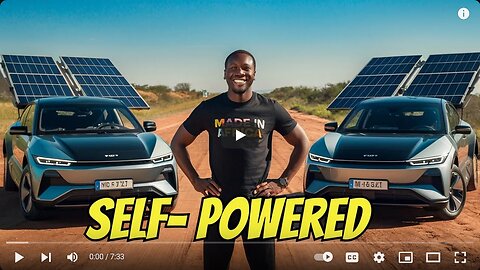 African Innovator Unveils Self-Powering Electric Vehicle