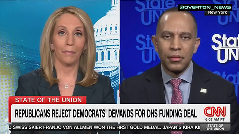 Narrative OBLITERATED: Watch Dana Bash Call Hakeem Jeffries Out TO HIS FACE Over His Many ICE Lies