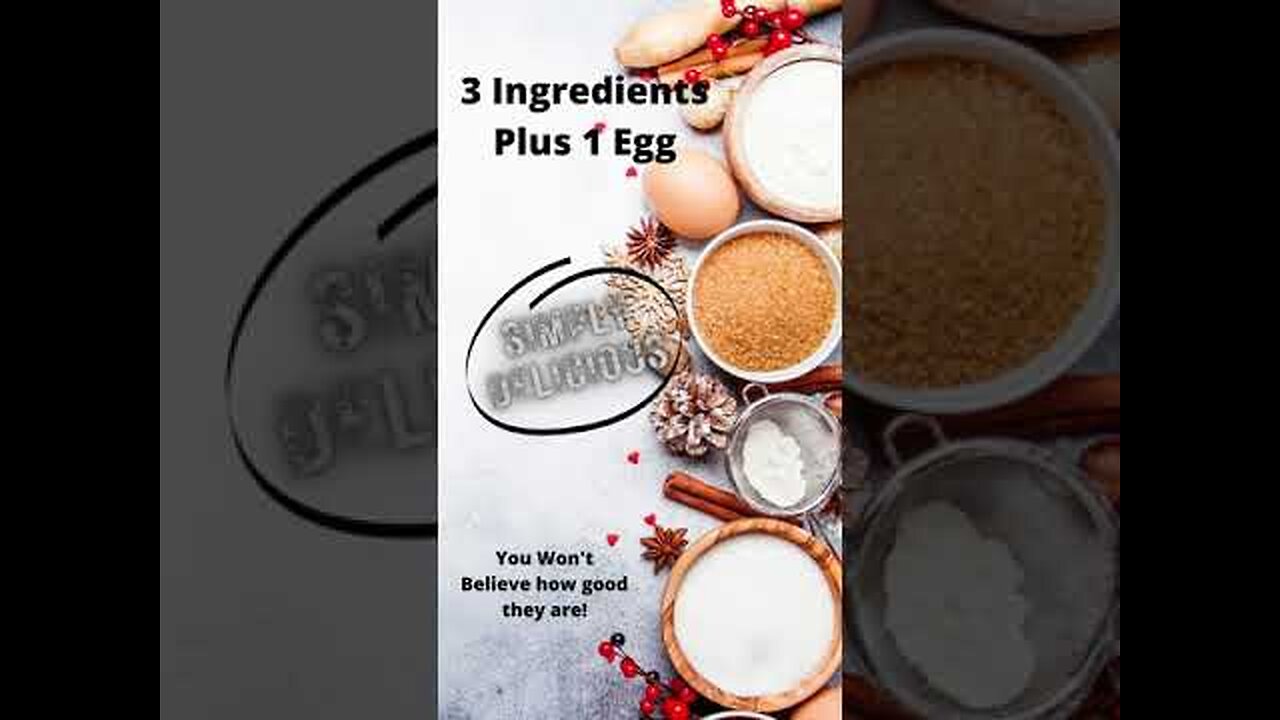 3 Ingredients Plus one Egg #shorts