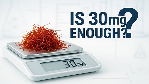 The Saffron Dose Secret: Why 30mg is NOT Enough (Find Your True Dose)