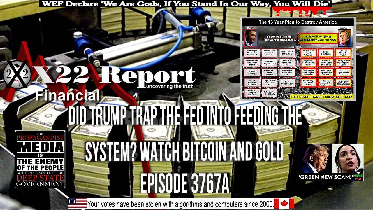 Ep 3767a - Did Trump Trap The Fed Into Feeding The System? Watch Bitcoin And Gold