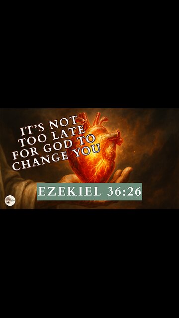 It’s Not Too Late for God to Change You Ezekiel 36:26