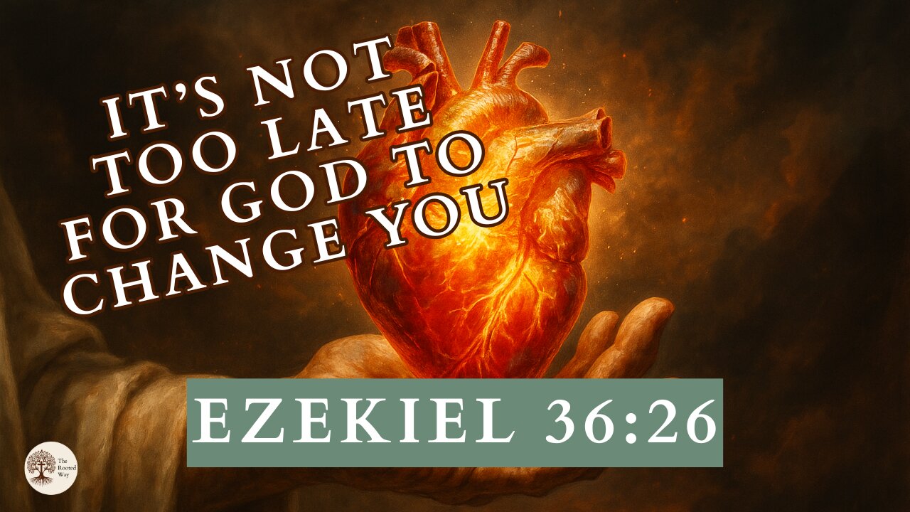 It’s Not Too Late for God to Change You Ezekiel 36:26