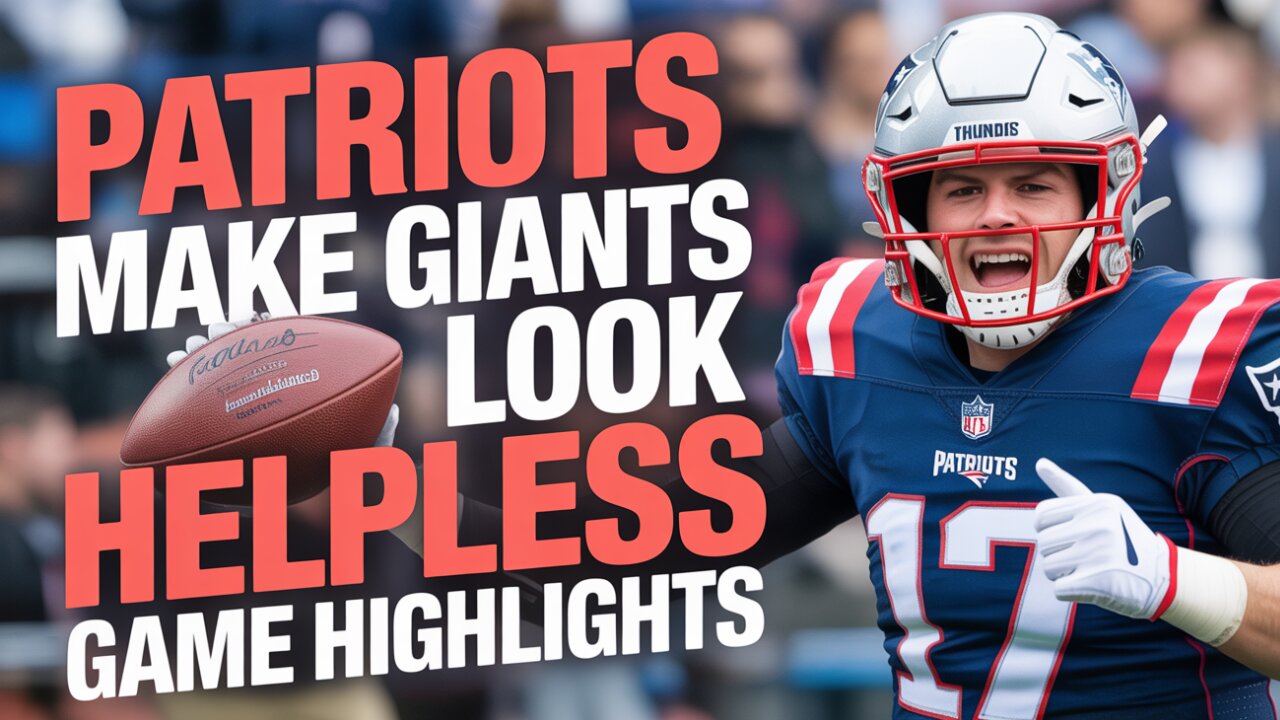 Patriots Make Giants Look HELPLESS | Game Highlights