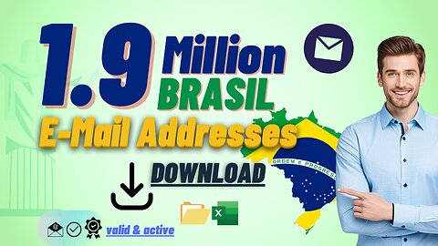 1.9 Million Brazil Emails – Your Ticket to South America’s Biggest Market!
