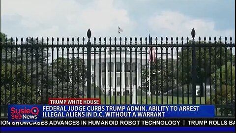 FEDERAL JUDGE CURBS TRUMP ADMIN ABILITY TO ARREST ILLEGAL ALIENS IN DC WITHOUT A WARRANT