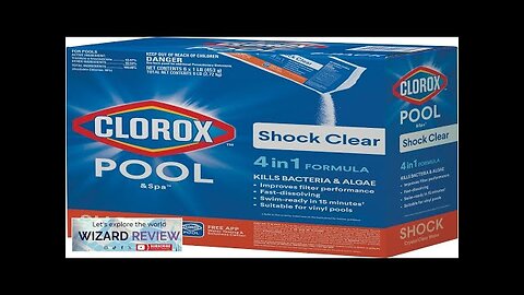 Clorox® Pool&Spa™ Shock Clear for Crystal Clear Swimming Pool Water Swim-ready in Review