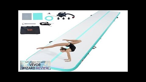 VEVOR Gymnastics Air Mat 4 inch Thickness Inflatable Gymnastics Tumbling Mat Tumble Review