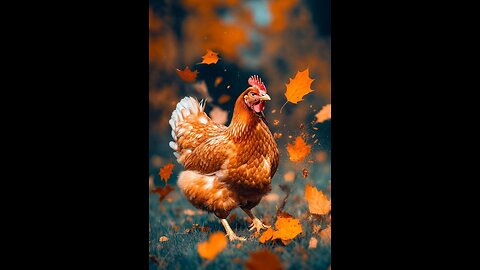 😱 Huge Hen Trapped in Tree — Chaos in the Yard! 🐔🌳🔥