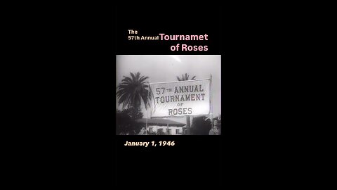 Newsreel footage from January 1, 1946, when hundreds of thousands