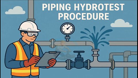 How to do Piping Hydrotest.