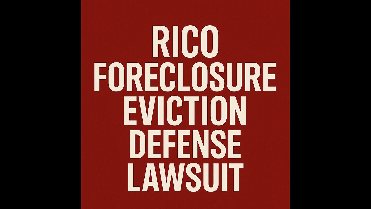 42 USC 1983 Foreclosure Offense Lawsuit- Save Your Home