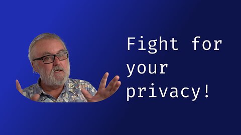 Timothy C. May - The Privacy Crusader