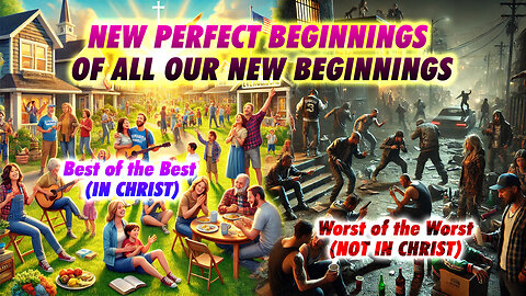 1/2/25 Thursday Discipleship: NEW PERFECT BEGINNINGS OF ALL OUR NEW BEGINNINGS