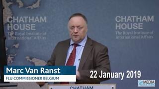 Marc Van Ranst Giving a Presentation on Pandemic Preparedness at Chatham House on 22nd January 2019