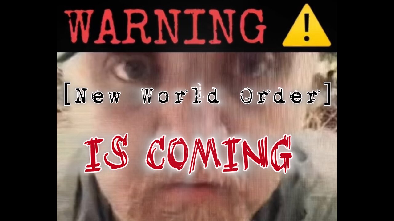 Warning ⚠️ - The New World Order Is Incoming