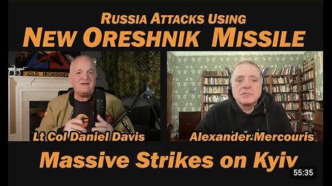 Russia Attacks Using NEW ORESHNIK MISSILE /Alexander Mercouris & Lt Col Daniel Davis