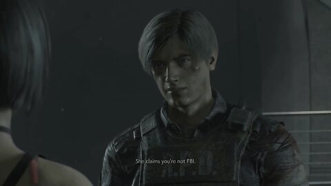 Leon S Kennedy route A complete all dialogue/cutscenes resident evil 2